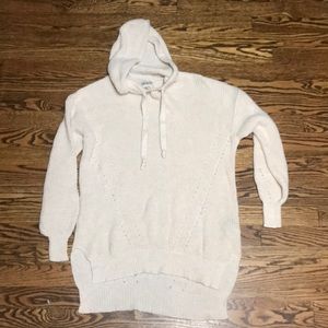 American eagle brand cream sweater hoodie
